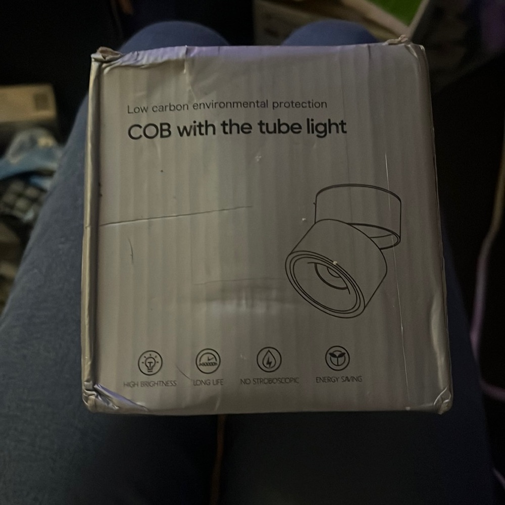 led cob spotlight dimable ceiling with the tube light